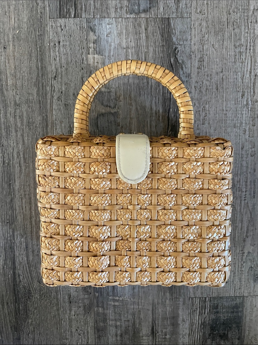 Lisette New York vintage wicker purse - Picture 2 of 7